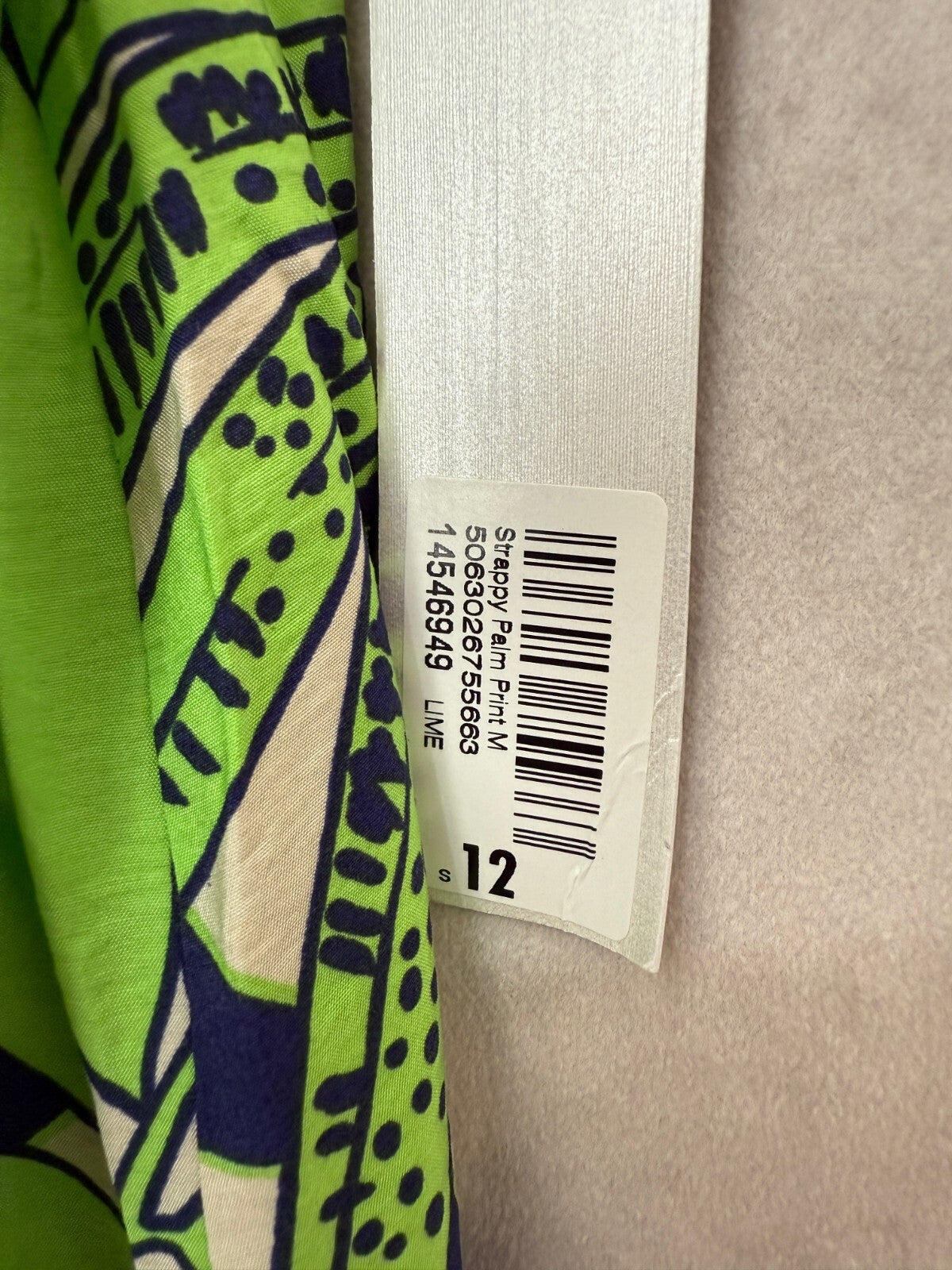 Roman Green Palm Print Strappy Dress Women's Size UK 12
