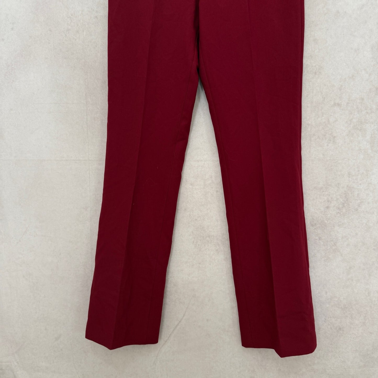 Zara Burgudy Dress Trousers Women's Size Medium Rrp £29.99