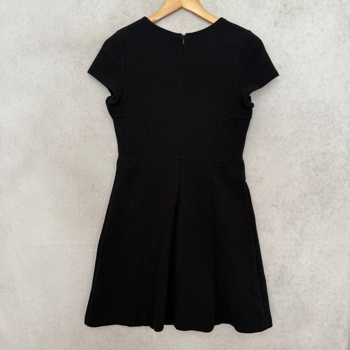 Boden Black Mini Dress Short Sleeve Women's Size UK 10 Petite