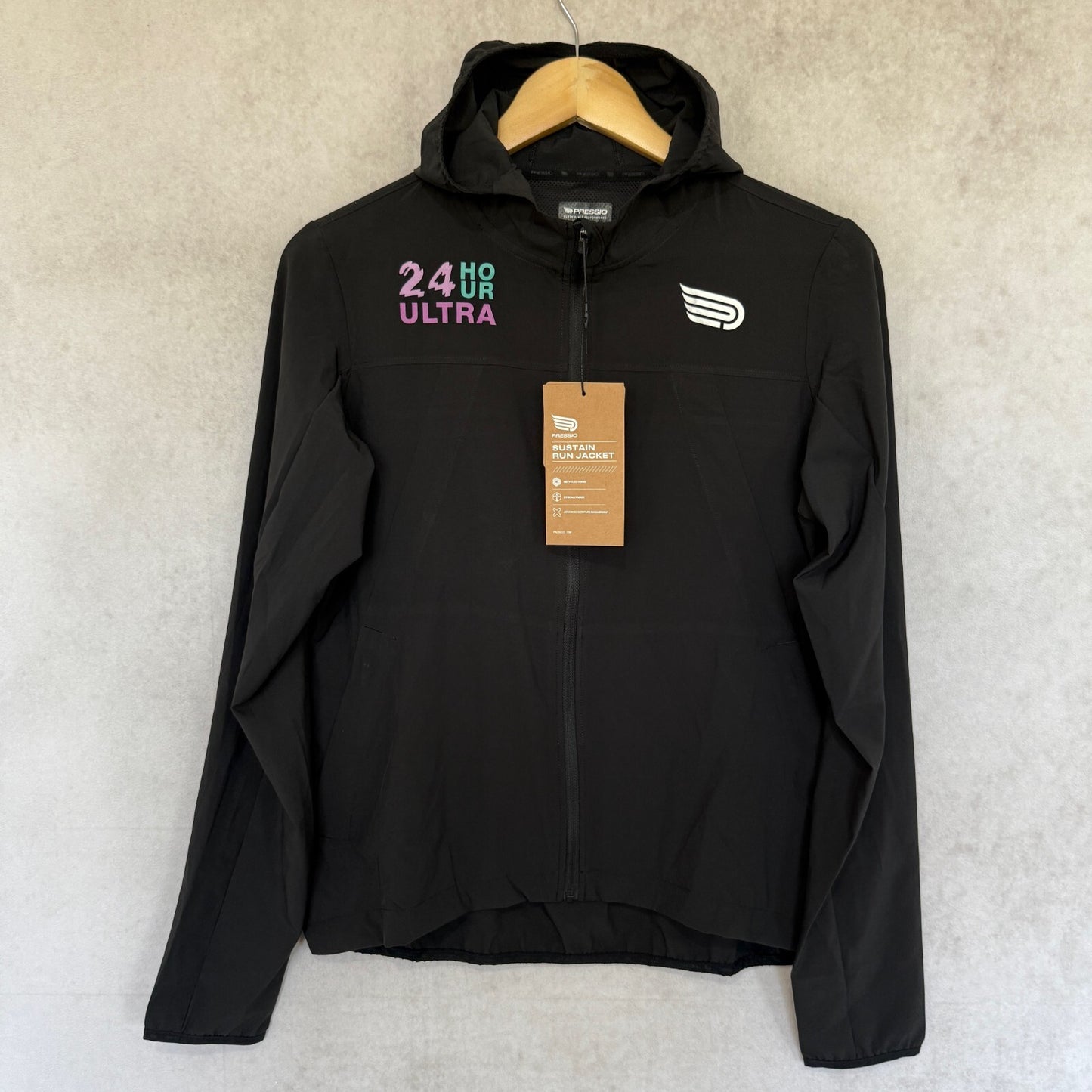 Pressio Black Sustain Jacket Women's Run Size Small